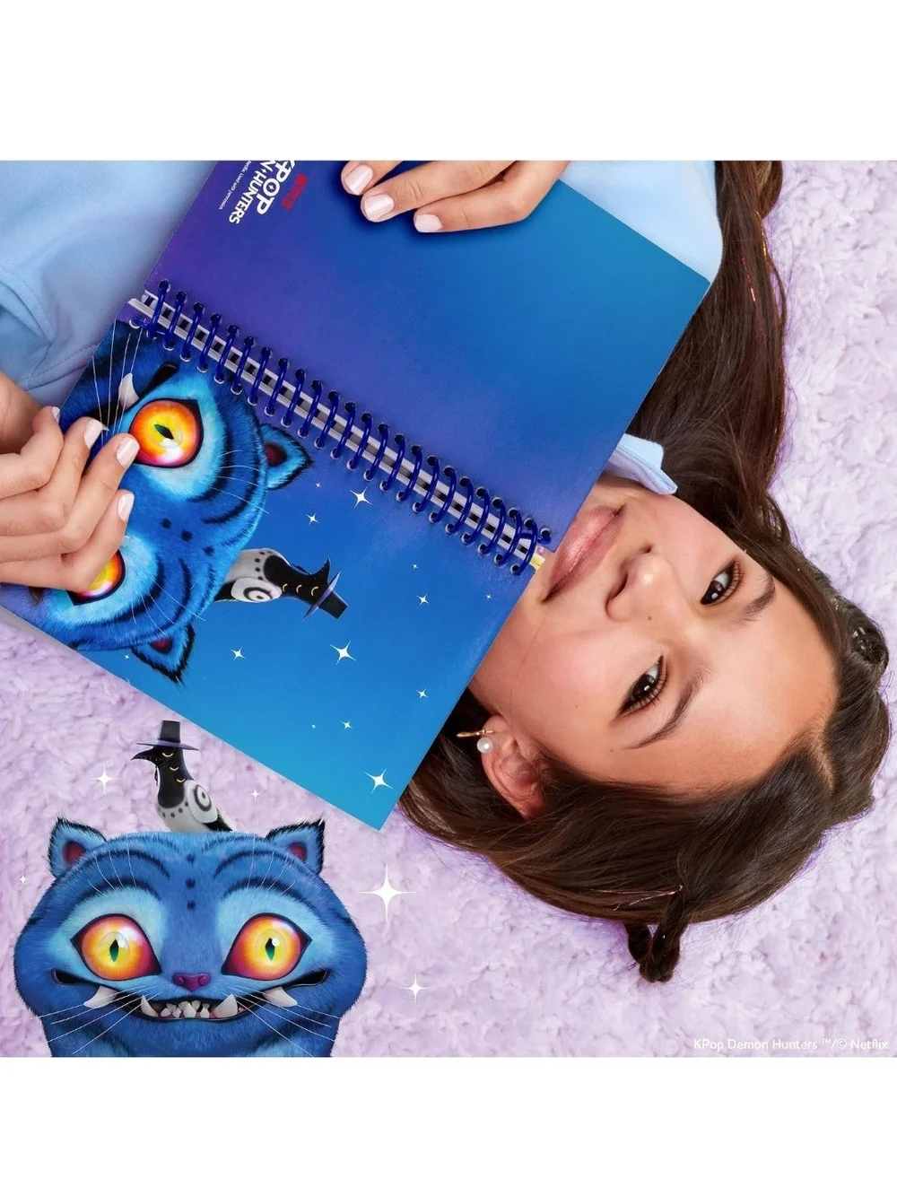 💜 K-Pop Demon Hunters Spiral Notebook- Huntrix, Saja Boys, or Derpy (Choose 1)